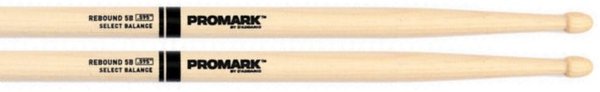 RBH595AW Rebound 5B Hickory Drumstick, Acorn Wood Tip