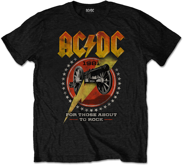 AC/DC Unisex Tee: For Those About To Rock 81 (size XL)