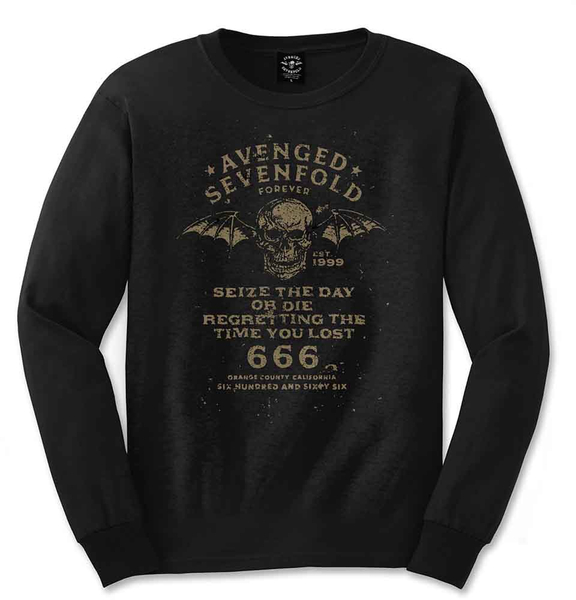 Avenged Sevenfold Unisex Long Sleeve T-Shirt / Seize the Day (XXL)