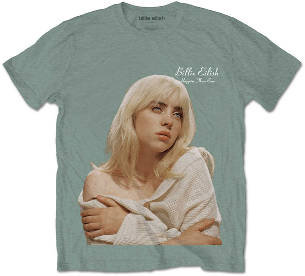Billie Eilish Unisex T-Shirt: Happier Than Ever (size XXL)