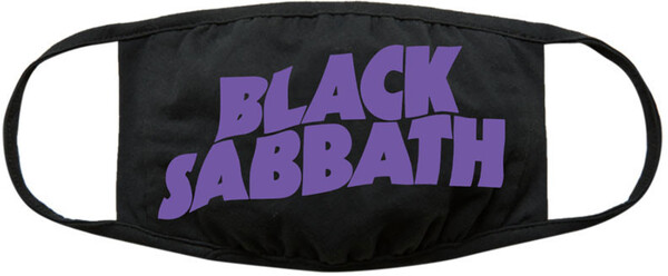 Black Sabbath Face Mask Wavy Logo