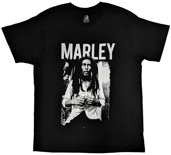 Bob Marley Unisex T-Shirt Black & White (size S)