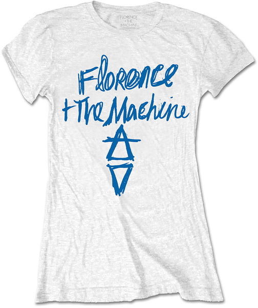 Florence & The Machine Ladies T-Shirt: Hand Drawn (size XL)