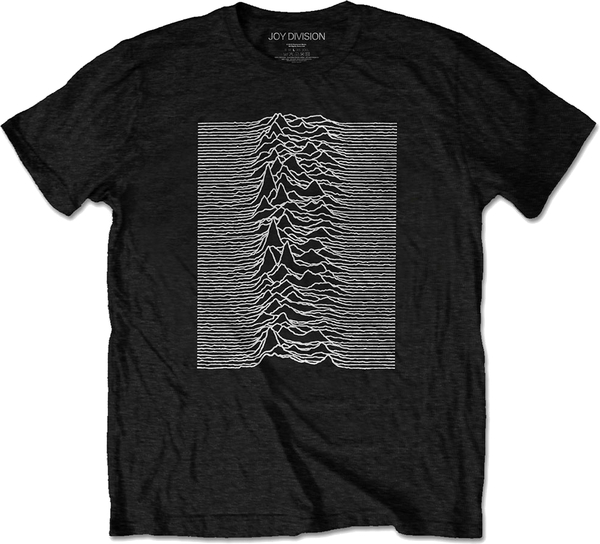 Joy Division Unisex T-Shirt Unknown Pleasures (size L)
