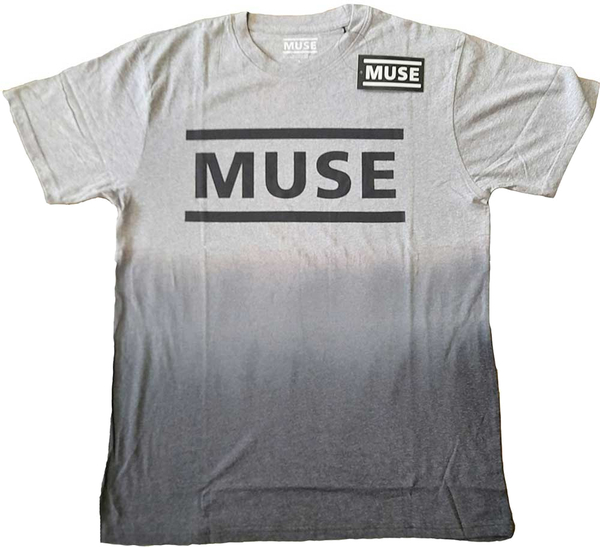 Muse Unisex T-Shirt: Logo / Dip-Dye (size M)