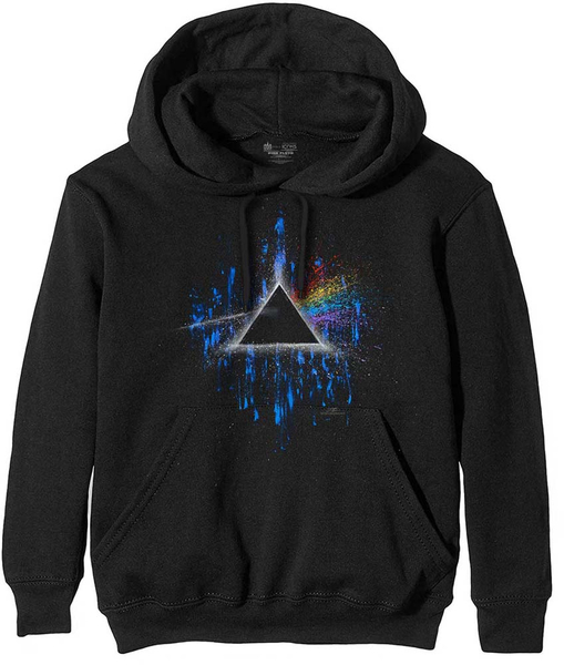 Pink Floyd Unisex Pullover Hoodie: Blue Splatter (size S)