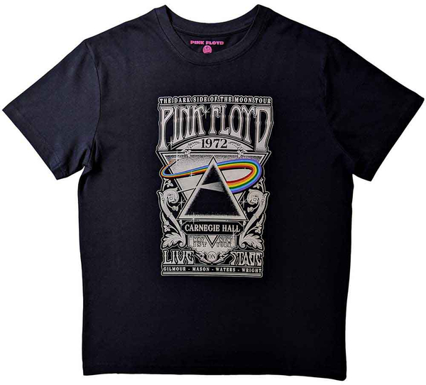 Pink Floyd Unisex T-Shirt Carnegie Hall Poster (size XXL)