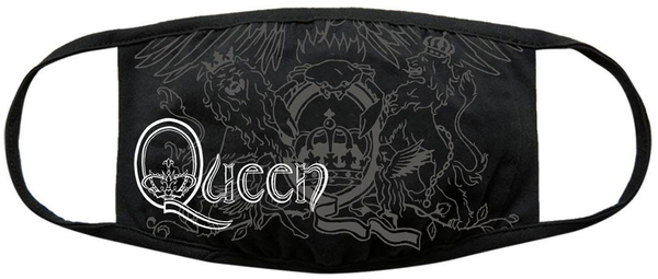 Queen Face Mask: Logo (black)