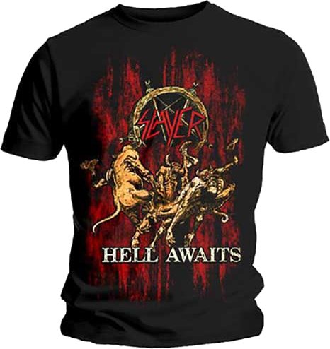 Slayer Unisex T-Shirt Hell Awaits Black (size S)