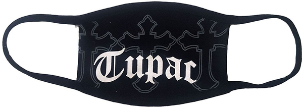 Tupac Face Mask: Logo & Crosses