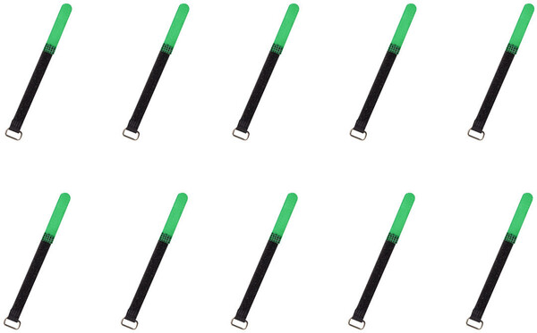 Extra Small Cable Ties - Green (10 pieces)