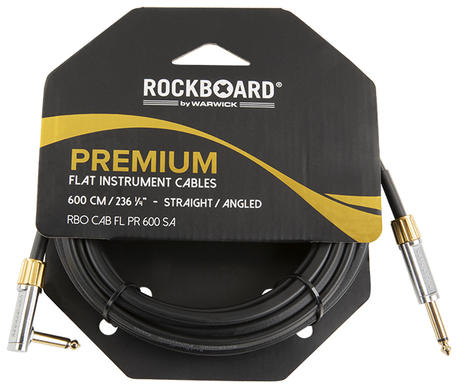 Premium Flat Instrument Cable, straight/angled (600 cm)