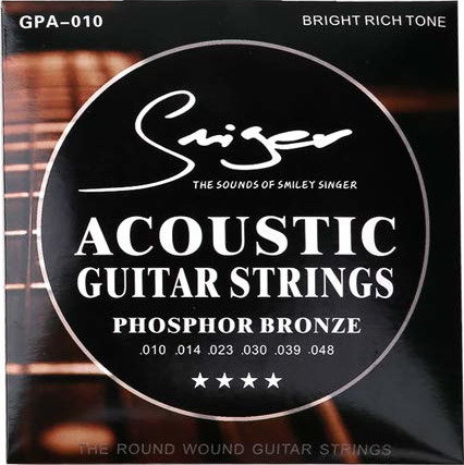 Phosphor Bronze Acoustic Guitar Strings / GPA-010 (Super Light / 010-48)