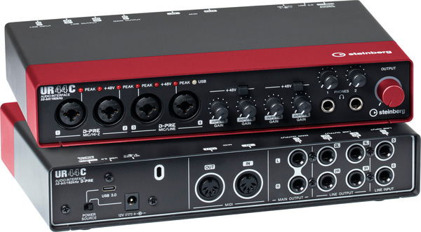 UR44C USB 3 Audio Interface incl MIDI I/O & iPad (red)