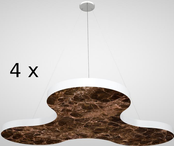 ViCloud VMT - Petal - Set of 4 (marble collection - pattern 2)