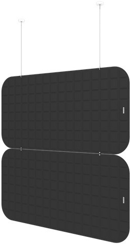 VicOffice Suspended Divider (black)