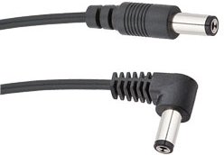 2.1mm Standard Polarity Center Negative Barrel (24" - straight/right angle)