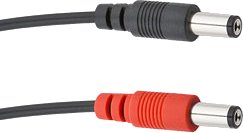 2.5mm to 2.1mm AC Cable Reverse Polarity Cable (18" - straight)