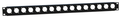 19" U-Rackblende (black)