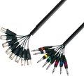 K3 L8 MV 0300 (8x XLRm; 8x 6,3mm TRS Jack, 3m)