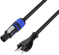 Powercon Cable to Swiss Plug (1.5m)