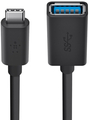 USB 3.0 USB-C to USB-A Adapter (14cm - black)