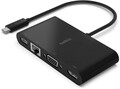 USB-C to Gigabit Ethernet/HDMI/VGA/USB-A Adapter (black)