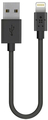 iPhone/iPod/iPad Lightning Charge/Sync Cable (15cm - black)