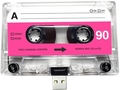 Blank Record Fixed USB Mixtape and Giftbox Retro A&B Pink (16GB)