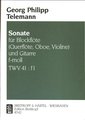 Sonate für Blockflöte Gerog Philipp Telemann