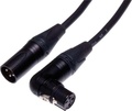 Angle XLRf to XLRm NMKSRXF6-BL (black, 6m)