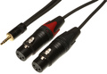 NYK MPS-BL Mini Plug 3pol auf 2x XLR female (1.5m)