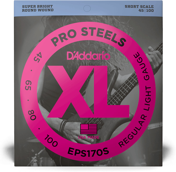 EPS170S Short Scale ProSteels Bass Light (045-100)