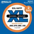 EXL160TP / 2 Sets (.050-.105 / long scale regular)