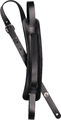 John Lennon Guitar Strap (Black Leather with Shoulder Pad)