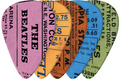 The Beatles 1964 Tour Ticket Stub Guitar Picks (medium 0.70mm / 10-Pack)