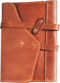 Enjoy The Wood Handmade Leather Notebook (whiskey color - A5)