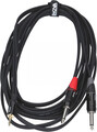 Jack 3.5 mm to 1/4" plug 2 Pole Adapter Cable (4m)