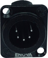 XLR Chassis Connector Male 5-pin (black)