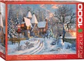 Eurographics Christmas Cottage - Puzzle (1000 pieces)