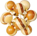 Fridolin IQ Test 'Atom' 3D Bamboo Puzzle