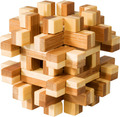 IQ Test "Magic Blocks" 3D Bamboo Puzzle