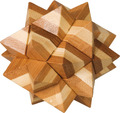 Fridolin IQ Test 'Star' 3D Bamboo Puzzle