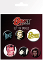 David Bowie Mix Badge Pack (4 x 25mm + 2 x 32mm)