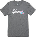 Floral T-Shirt (small, dark grey)