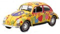 Greenlight Volkswagen Beetle 1967 / Hippie Peace & Love Right-Hand Drive (scale 1:18)
