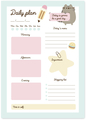Grupo Erik Daily Planner Vertical Notepad Pusheen (EN)