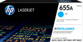 655A Cyan Original LaserJet Toner Cartridge