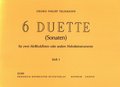 6 Duette Vol 1 (1-3) Telemann Georg Philipp