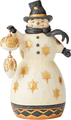 Jim Shore 'Be Merry, Be Bright' Black & Gold Snowman (23cm)